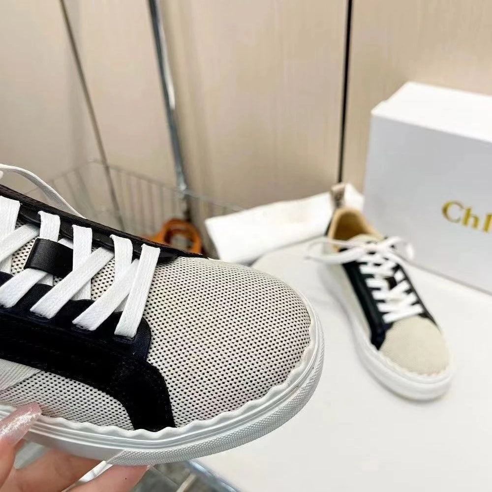 2026 Platform Casual Board Shoes Increase in Height  New 2026 Trend Little White Shoes Fashion Versatile Outer Board Shoes Women