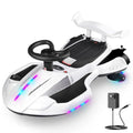 12V Electric Wiggle Car Ride On Toy Swing Car with Pedal for from Ages 3 and Up Birthday Gifts for Boys and Girls Anti-Rollover