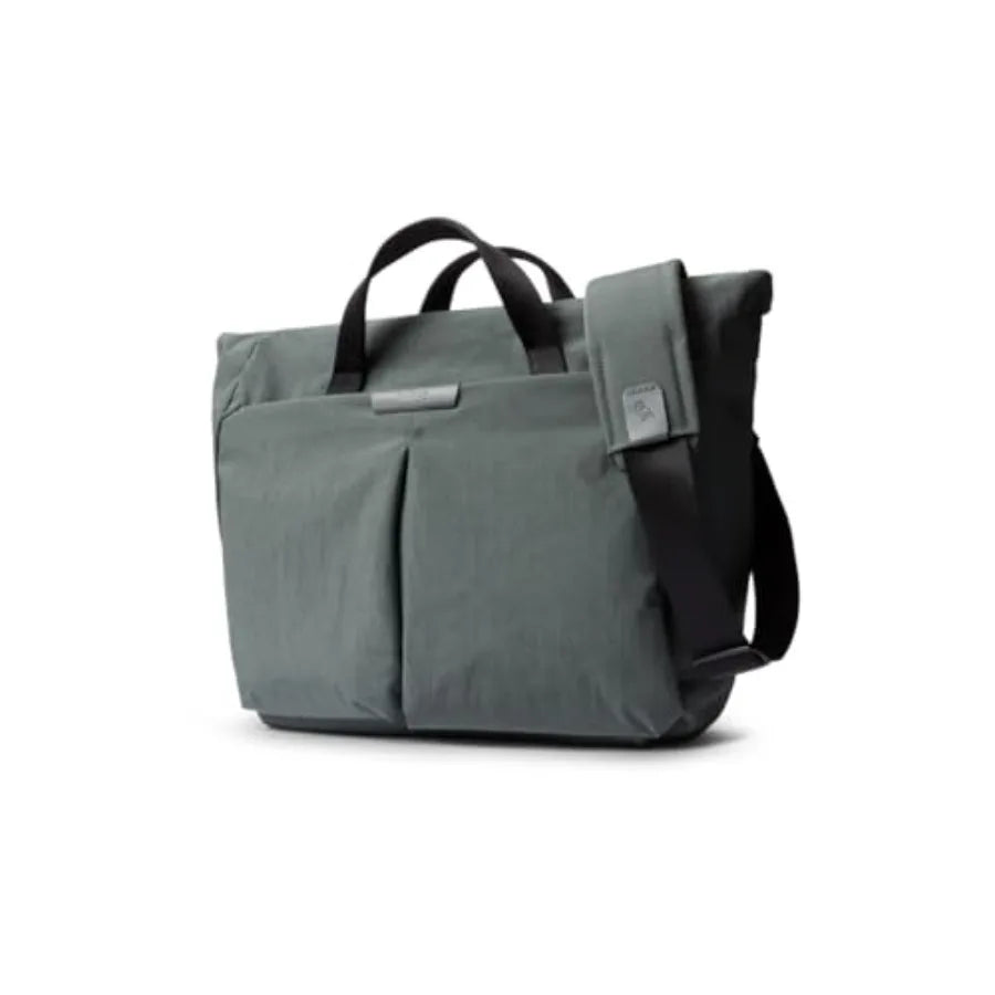 Tokyo Messenger Bag 14 Laptop Professional Commuter Briefcase Everglade Green Lightweight Durable Water-Resistant with USB Char
