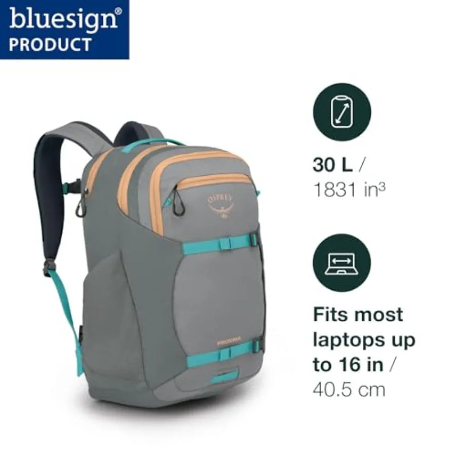Proxima 30L Campus Laptop Backpack - Organized Everyday Pack with Tech Storage Water Bottle Pockets and Comfortable Carry - Per