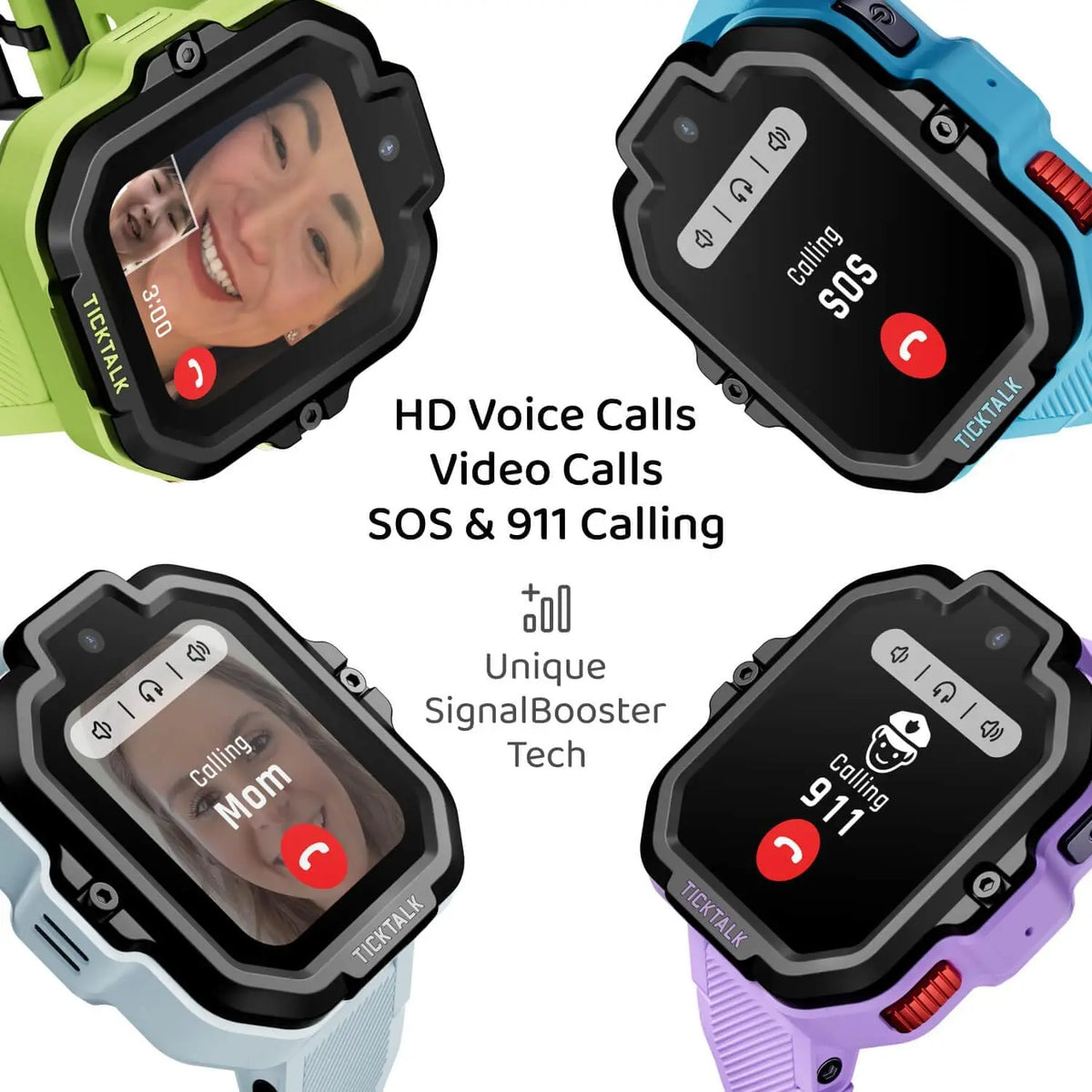 Kids GPS Smartwatch with Video Calling, Texting, Parental App, 4G, Free Music & Reminders for Ages 3-12