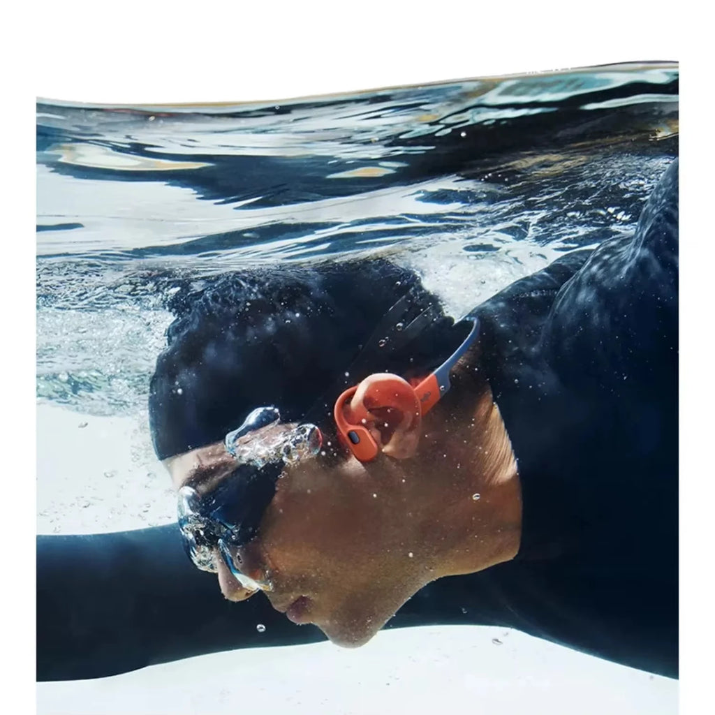 Newest Shokz OpenSwim Pro S710 Bone Conduction Wireless Bluetooth Earphone and MP3 Dual Mode IP68 Waterproof Bluetooth5.4