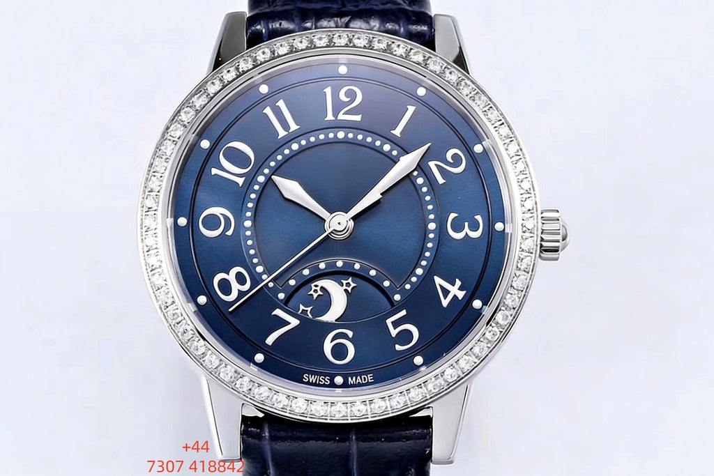 Customized luxury women's watch, 34mm diameter, imported calfskin strap, 898A1 automatic winding movement