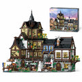 3867PCS Europe Towns Buildings Blocks Set for Adults,Medieval Village Model Collect Display Assembly Toys Gift Home Decortion