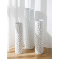 Tall Vases Floor Standing: Extra Large Floor Vase for Living Room 27.6/21.7in - Metal Tall Flower Vase for Pampas Grass - Moder