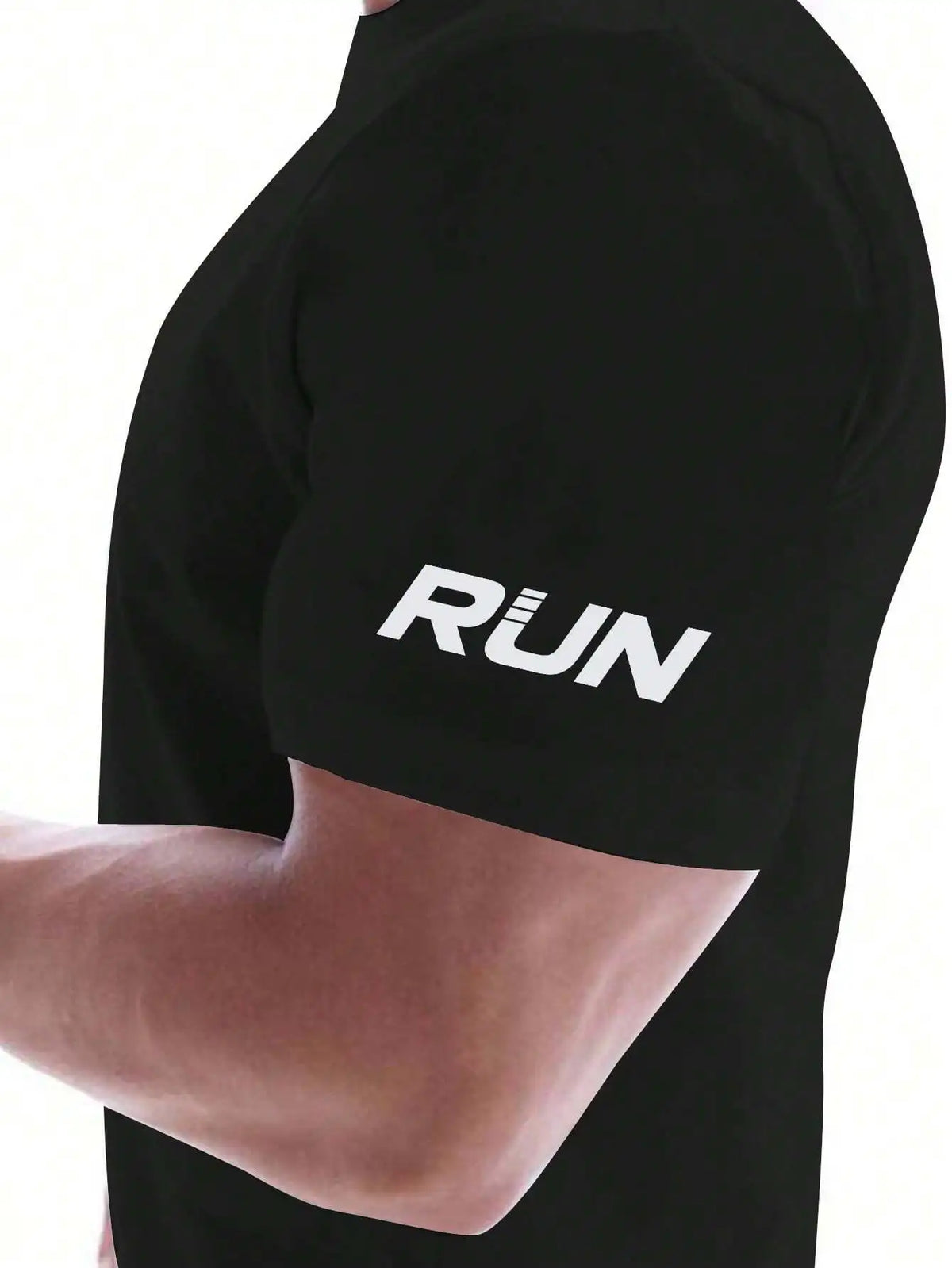 Men's White Crew Neck Short Sleeve T-Shirt with Bull Head Graphic Print, Breathable Fit for Gym & Casual Wear