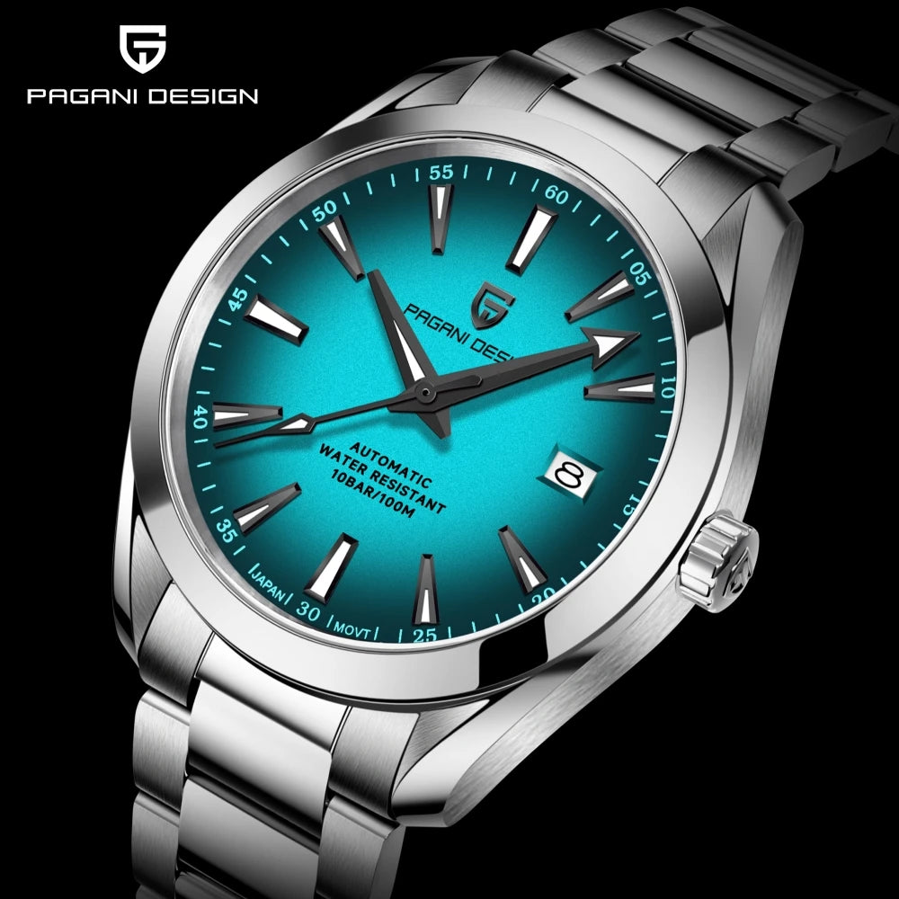 PAGANI DESIGN A150 V2 40MM Luxury Men Sports Watch Sapphire Glass Luminous Stainless Steel Automatic Mechanical Watches for men
