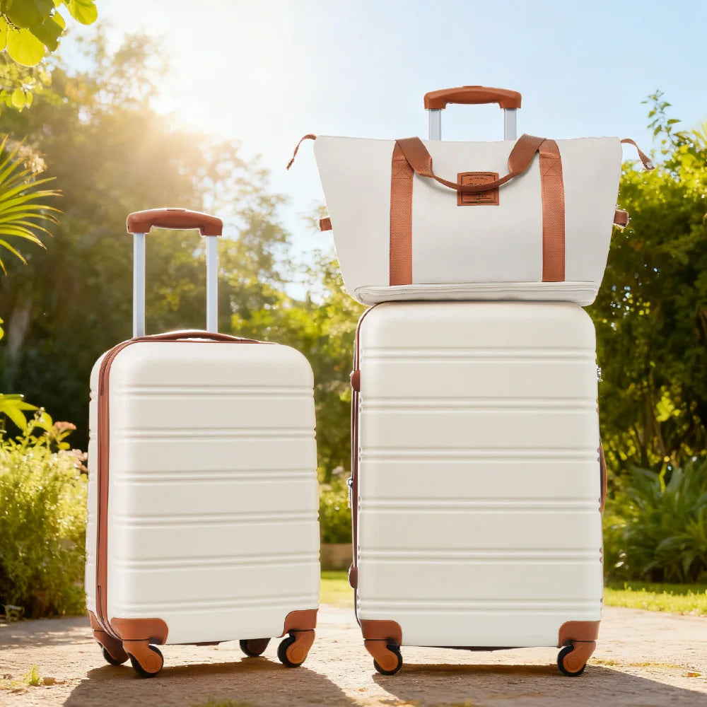 Lightweight Hardshell Luggage Set 2-Piece, 20/24 Inch Spinner with TSA Lock, Ideal for Travel & Weekend Trips