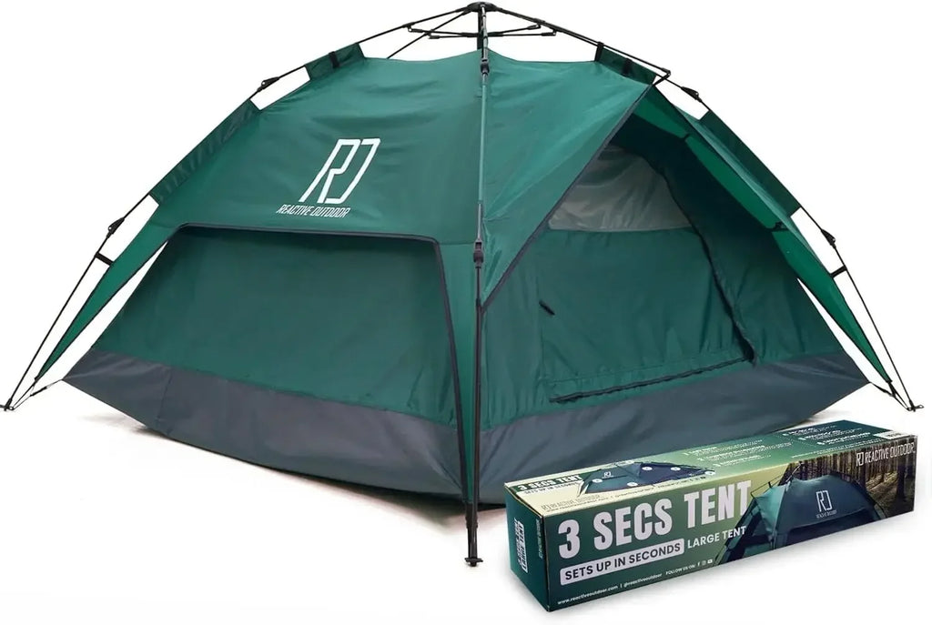 Second Tent - 3 Sec Instant Pop Up Easy and Quick Setup Camping  1 Person Setup Waterproof Double Layer