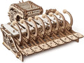 3D Wooden Mechanical Puzzle for Adults and Kids - Musical Instrument Model Kit, Brain Teaser Hobby Set