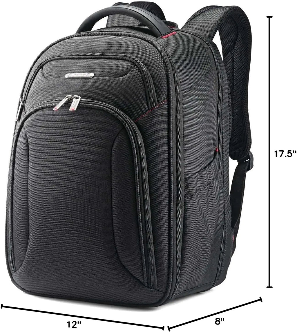 Large Checkpoint Friendly Backpack in Black, Durable and Spacious for Travel