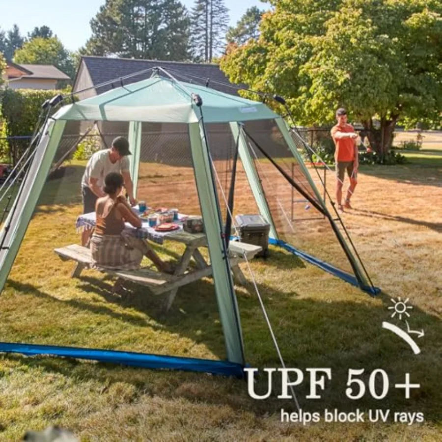 Skylodge Portable Screenhouse with 1-Minute Setup Screened Gazebo for Bug-Free Lounging Outdoor Sun Shade for Picnic Events Par