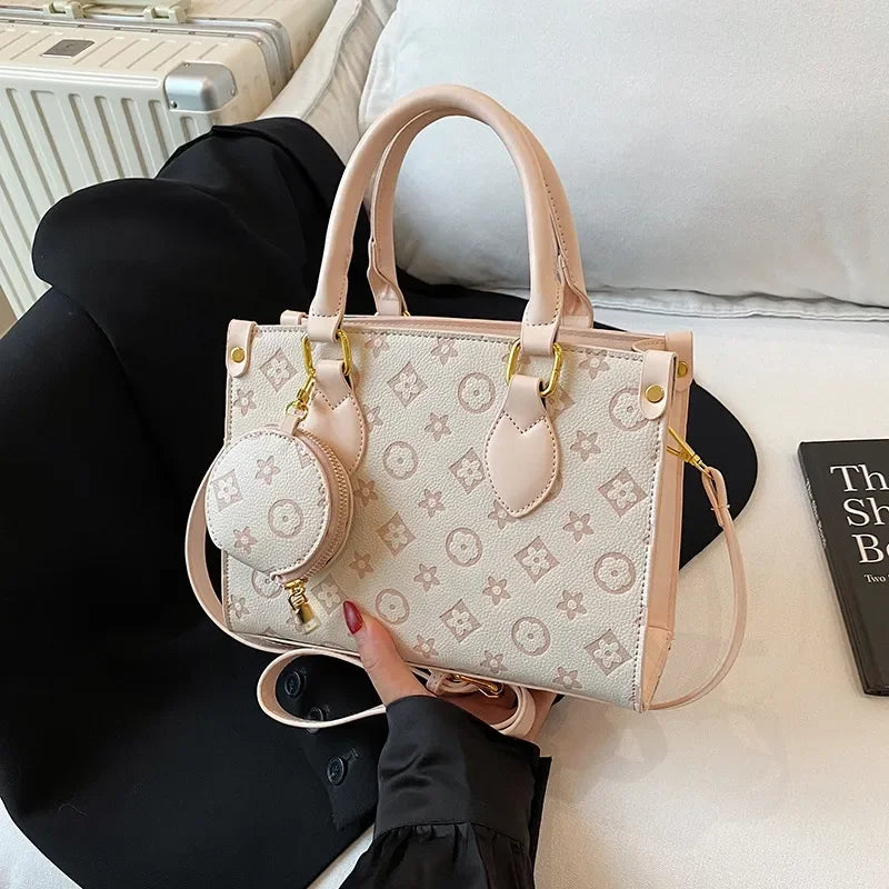 Free shipping designer women's new fashionable printed shoulder bag trendy armpit tote outdoor hand-held diagonal cross bag