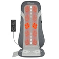 Shiatsu Back Massager with Heat for Pain Relief Deep Tissue Rolling Massage Pad in Black Long-Lasting Comfort Chair Pad Ideal f