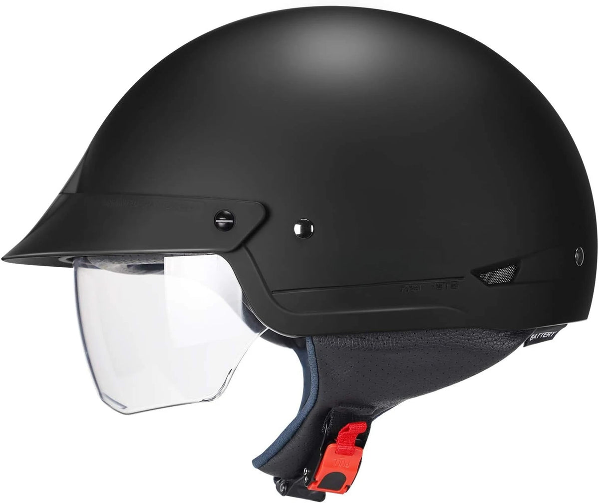 Half face Motorcycle Helmet vintage retro scooter jet helmet Cruiser Vintage Open Face Helmets With Windproof Collar helmet