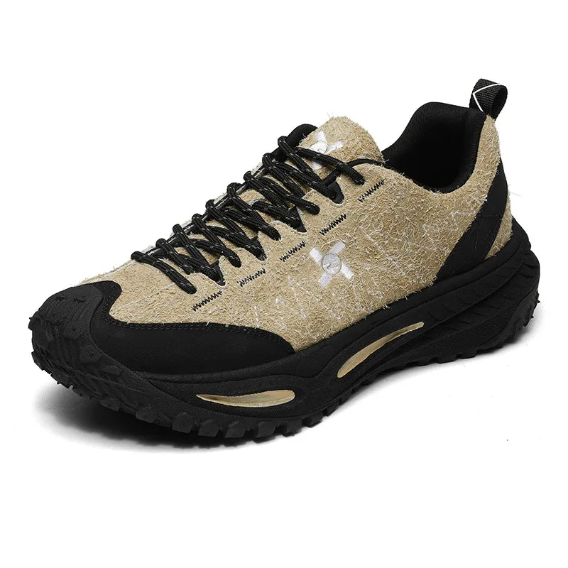 Outdoor Full-grain Leather Hiking Shoes New Arrival Camping Casual Non-slip Climbing Lightweight Durable