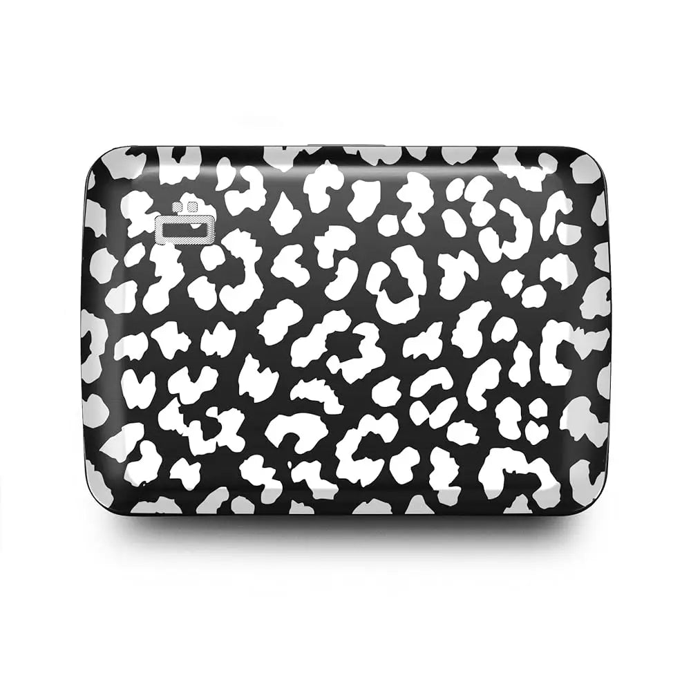 Aluminum card holder with metal lock, RFID protection against fraud and demagnetization, compact wallet, Smart Case