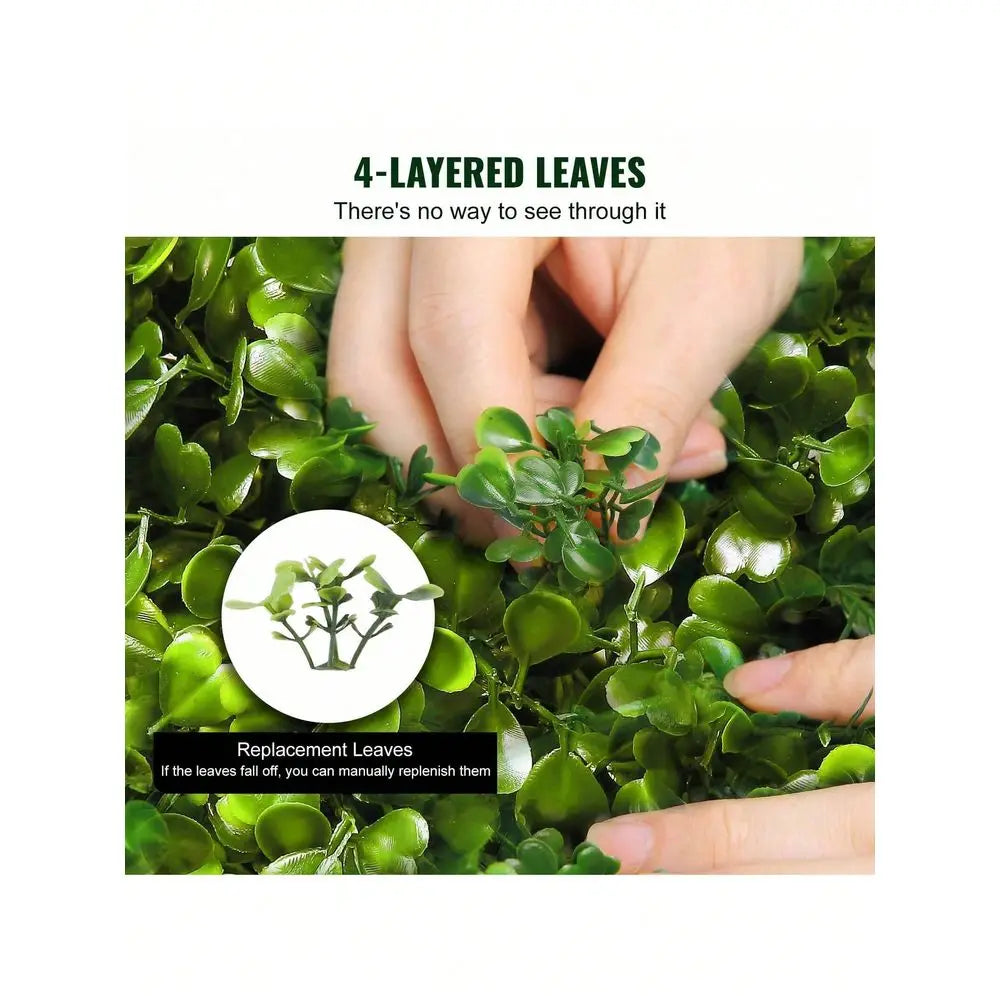 Artificial Boxwood Spiral Topiary Trees, 3ft 4ft Tall Faux Plant Outdoor, AllYear Green Fake Plant With Replaceable Leaves For D