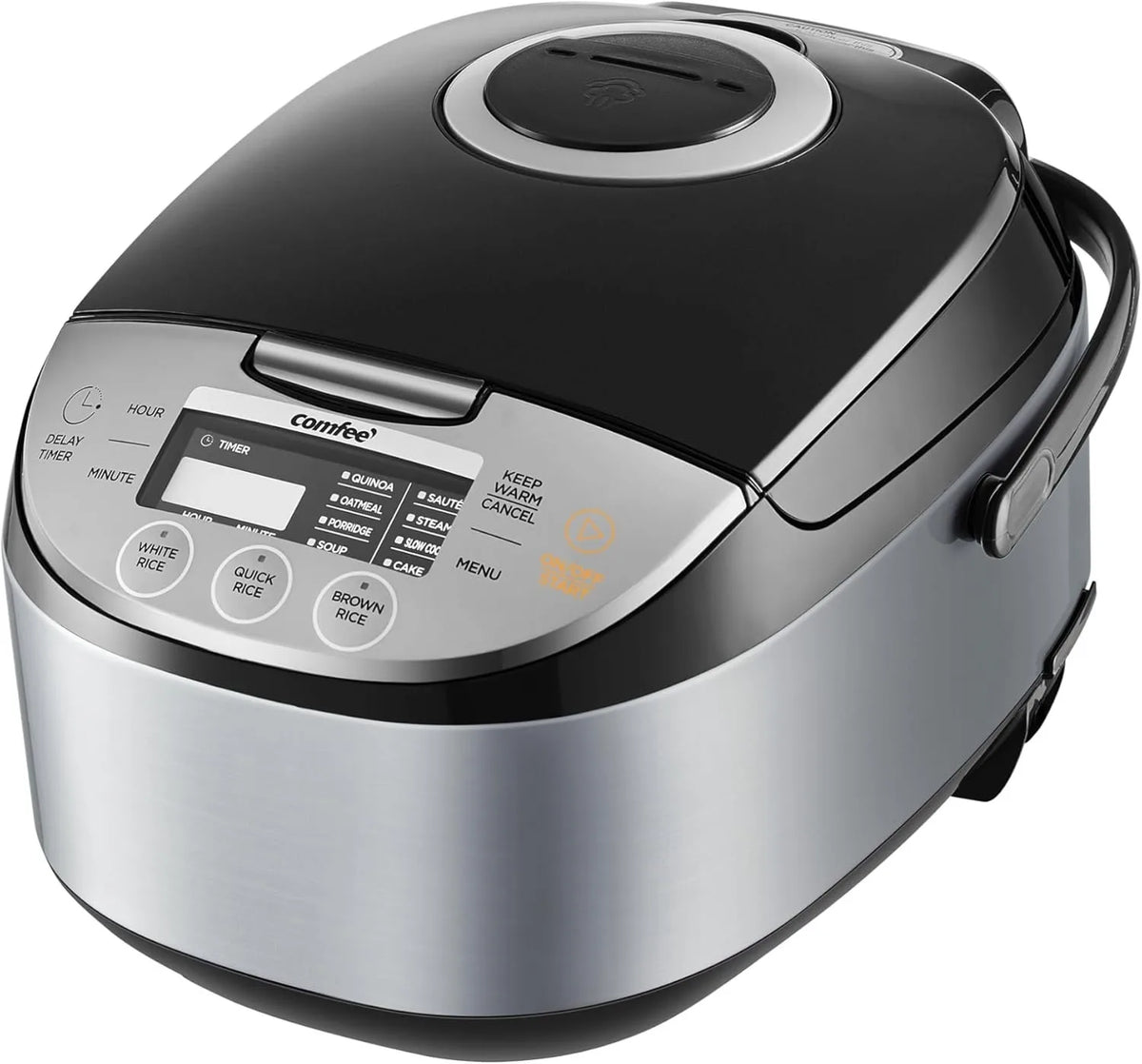 Rice Cooker 12 Cups Cooked/6 Cups Uncooked, Portable Non-Stick Rice Maker