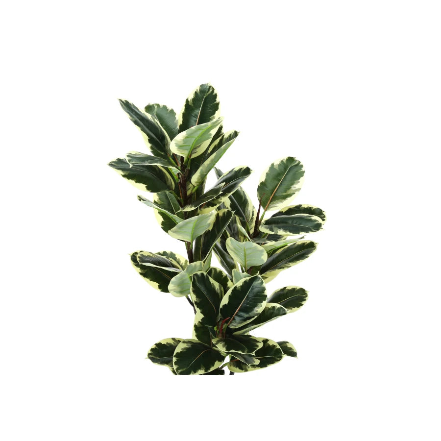 Artificial Plant 47 Tall Oak Tree Indoor Faux Floor Potted Greenery Real Touch Decorative Green Leaves Black Pot