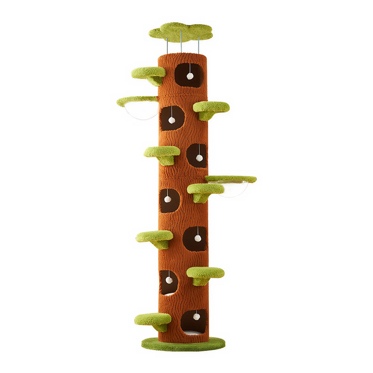 Tall Cat Tree Tower with Sisal Scratching Pad Cat Climbing Frame Super Large Cat Tree Tower for Maine Coon Cats