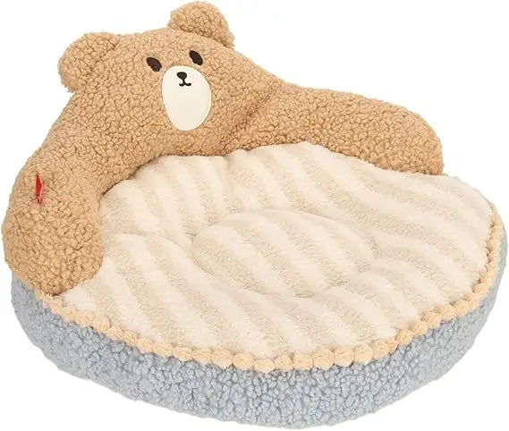 Round Multifunctional Washable Cat Nest, Cute Pet Bed for All Seasons, Comfortable Sleeping House for Indoor Cats
