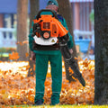 52CC Gas Powered Backpack Leaf Blower 2 Stroke Strong Wind Snow Blower 550 CFM Garden Yard Power Tools