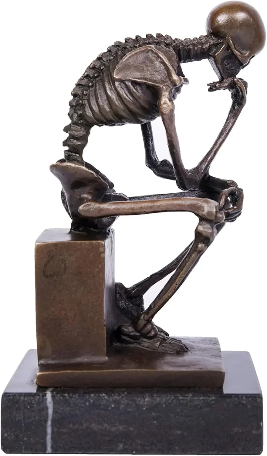 Toperkin Skeleton Thinker TPE-998 Bronze Statues Sculptures Home Decor