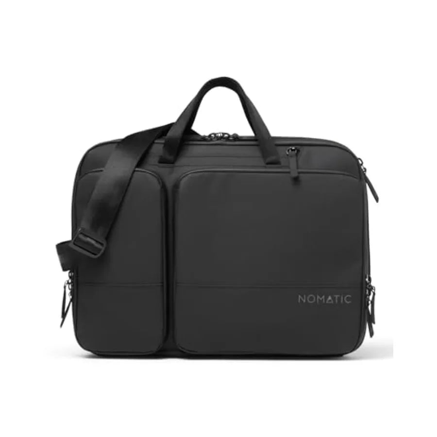 NOMATIC Laptop Bag: Slim Messenger Bag with RFID Pocket Tech Organizer Water-Resistant Zippers - 11-13.5L Expansion Design Lapt