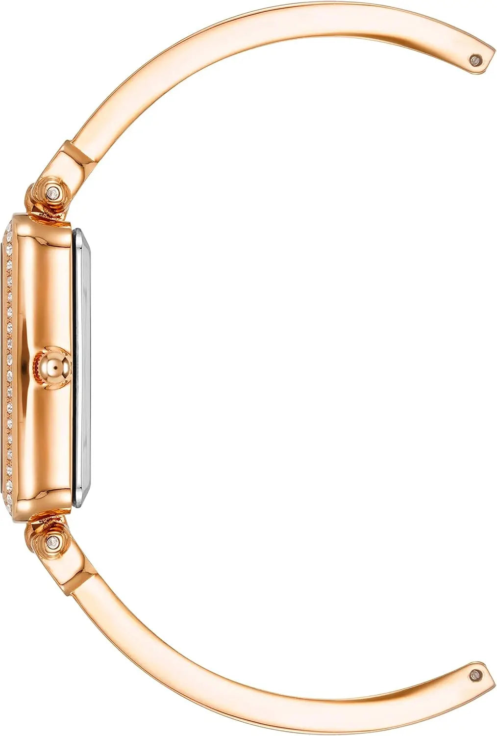 Elegant Crystal Accented Bangle Watch and Bracelet Set for Women, Premium Quality