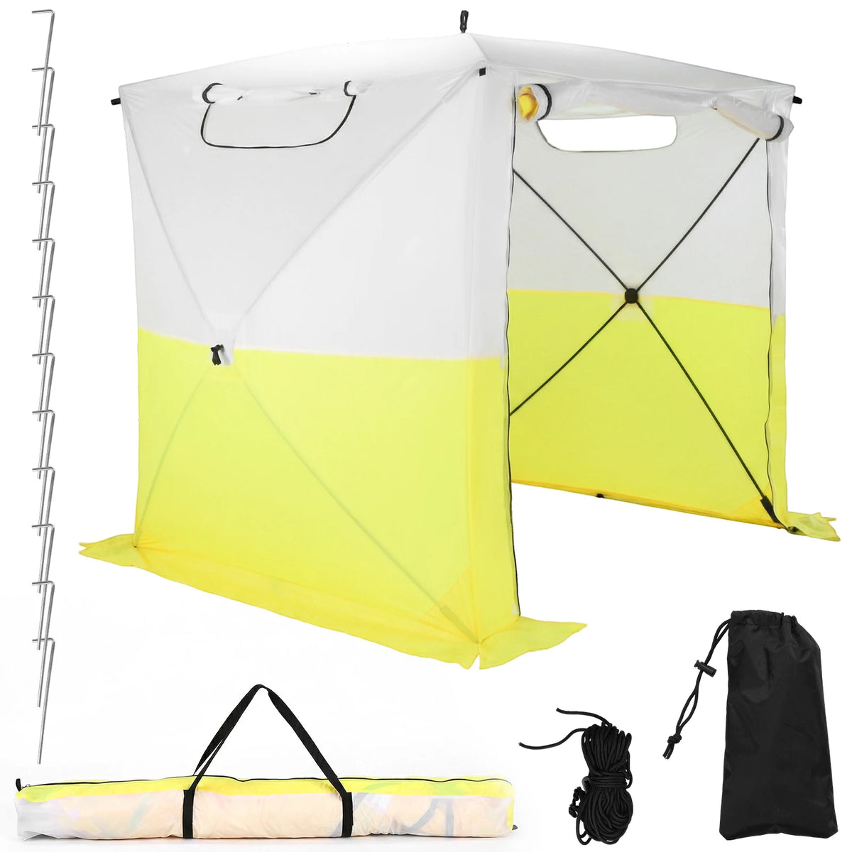 Heavy-Duty Portable Shelter Waterproof UV Resistant 70.86x70.86x78.74in with Carrying Bag for Camping Backyard Parties Events