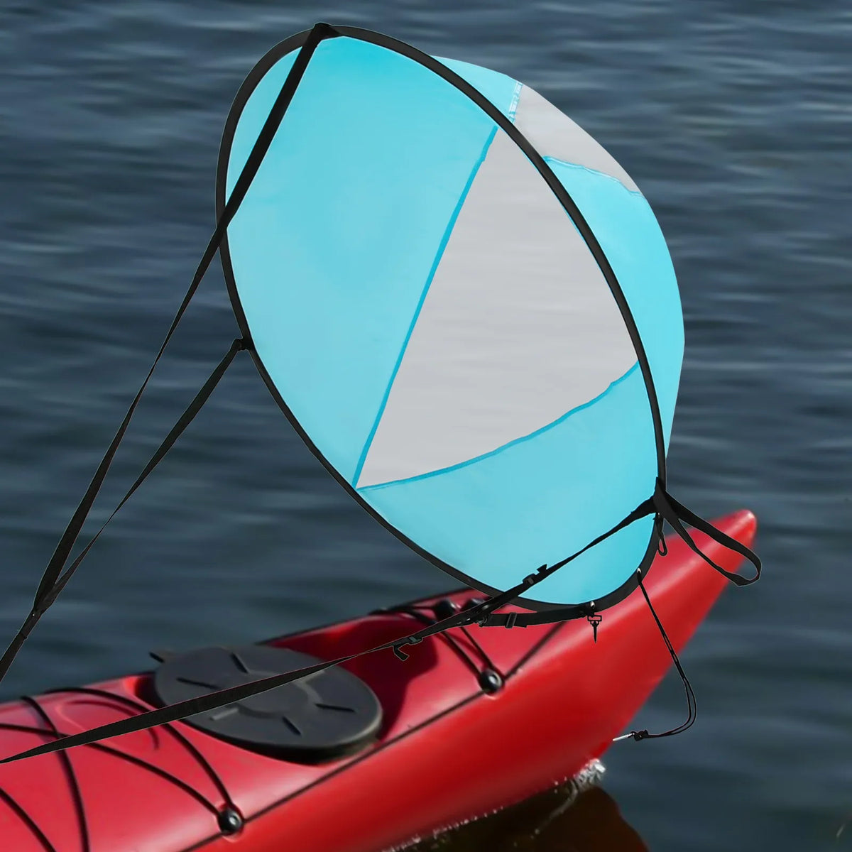 Large Size Durable Foldable Paddle Board Sail Utilizes Wind Power For Easy Sailing And Enhanced Water Sports Experience
