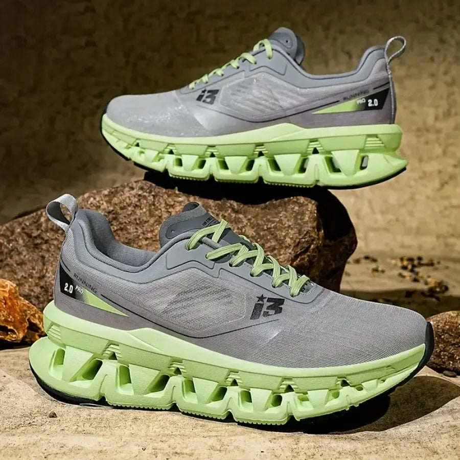 Men's Sneakers Road Running Shoes Outdoor Trail Running Shoes -Slip Wear-Resistant Mesh Breathable Lightweight Hiking Shoes Ind