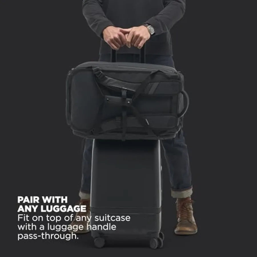 40L Travel Bag Convertible Duffel Backpack Carry-on Size for Everyday Use Laptop Storage TSA Compliant
