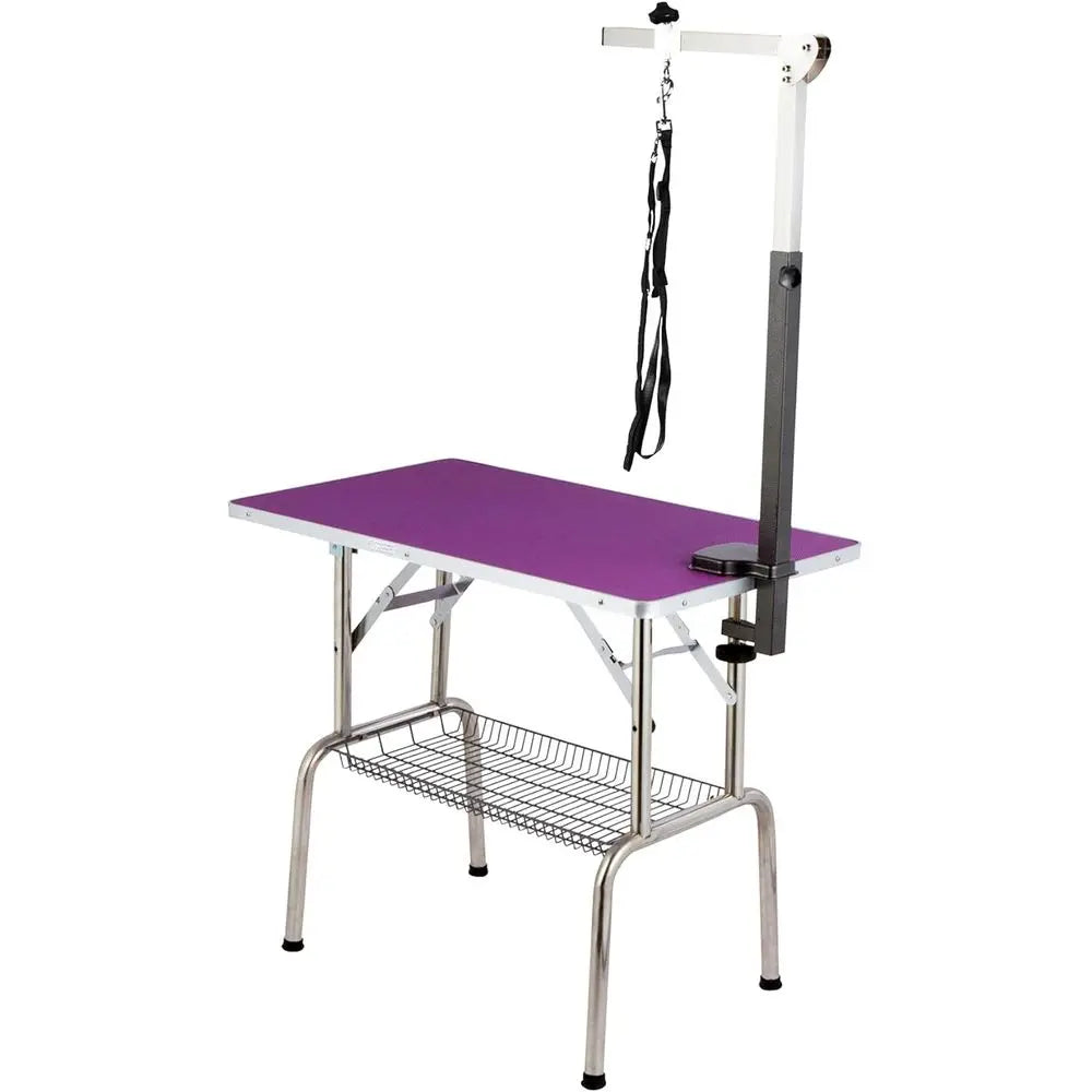lying Pig ple Dog Grooming Table w/Super Tough Grooming Arm - Medium