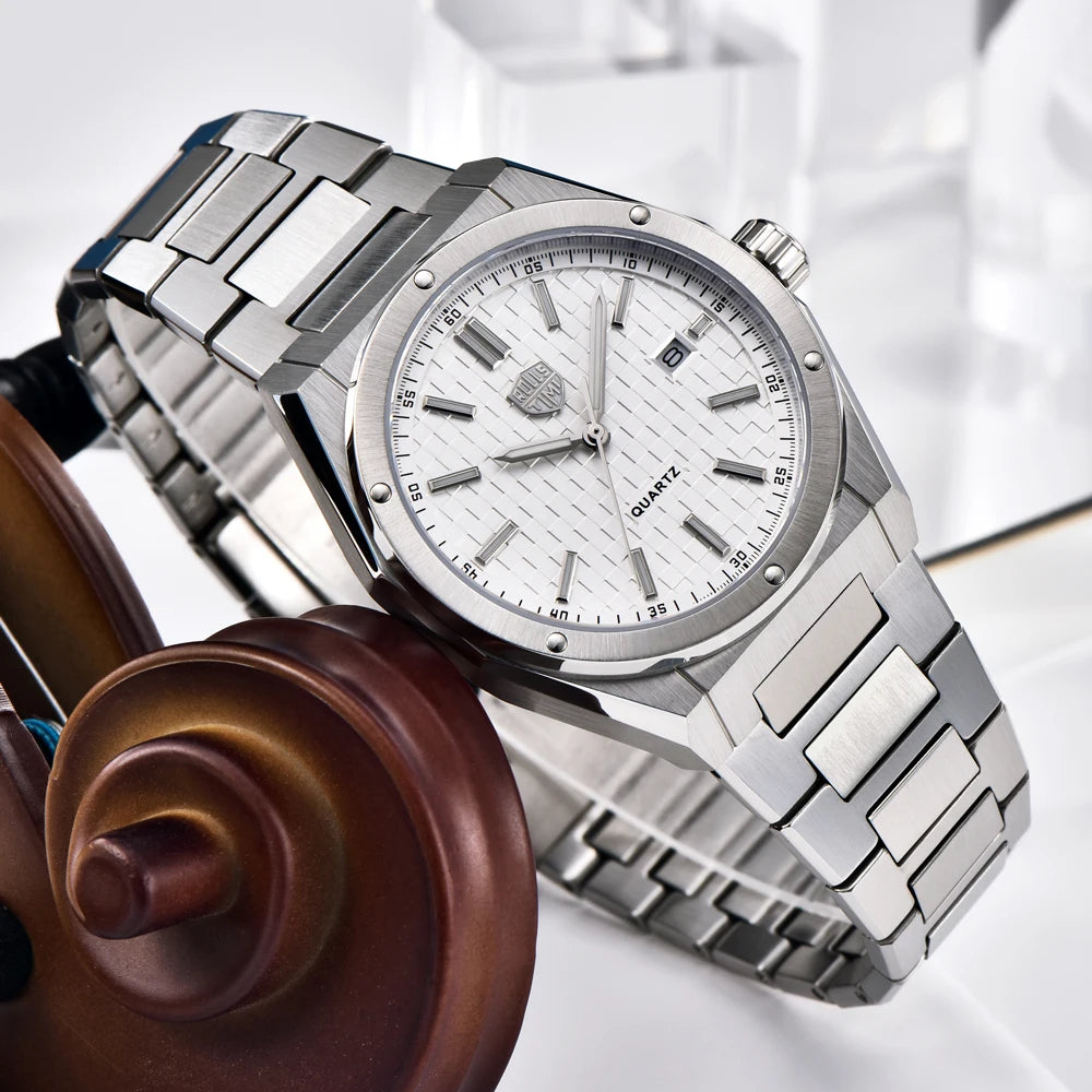 2026 New RollsTimi Men's Quartz Watches Top Brand Luxury Man Sports Watch For Men AR Sapphire Mirror Stainless Steel Waterproof