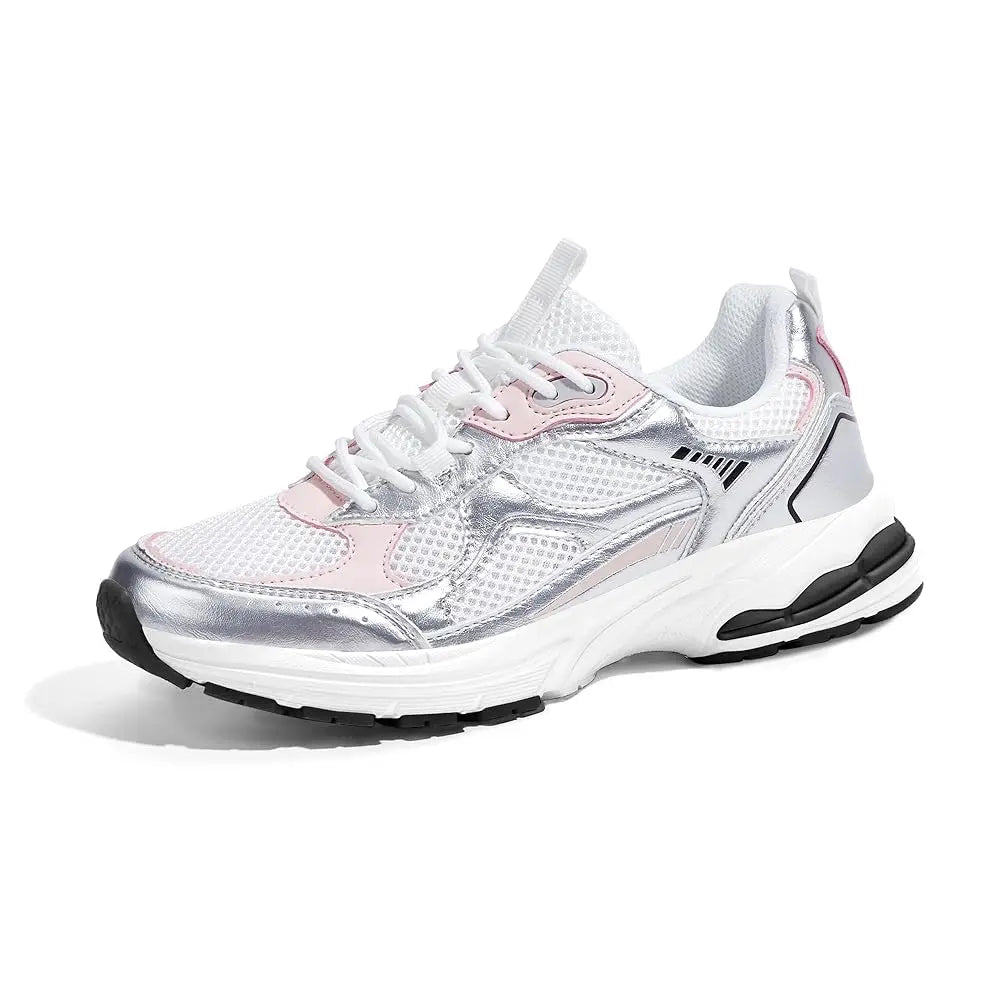 Women's Platform Chunky Fashion Sneakers Mesh Casual Running Tennis Workout Sport Work Trendy Athletic Walking Shoes