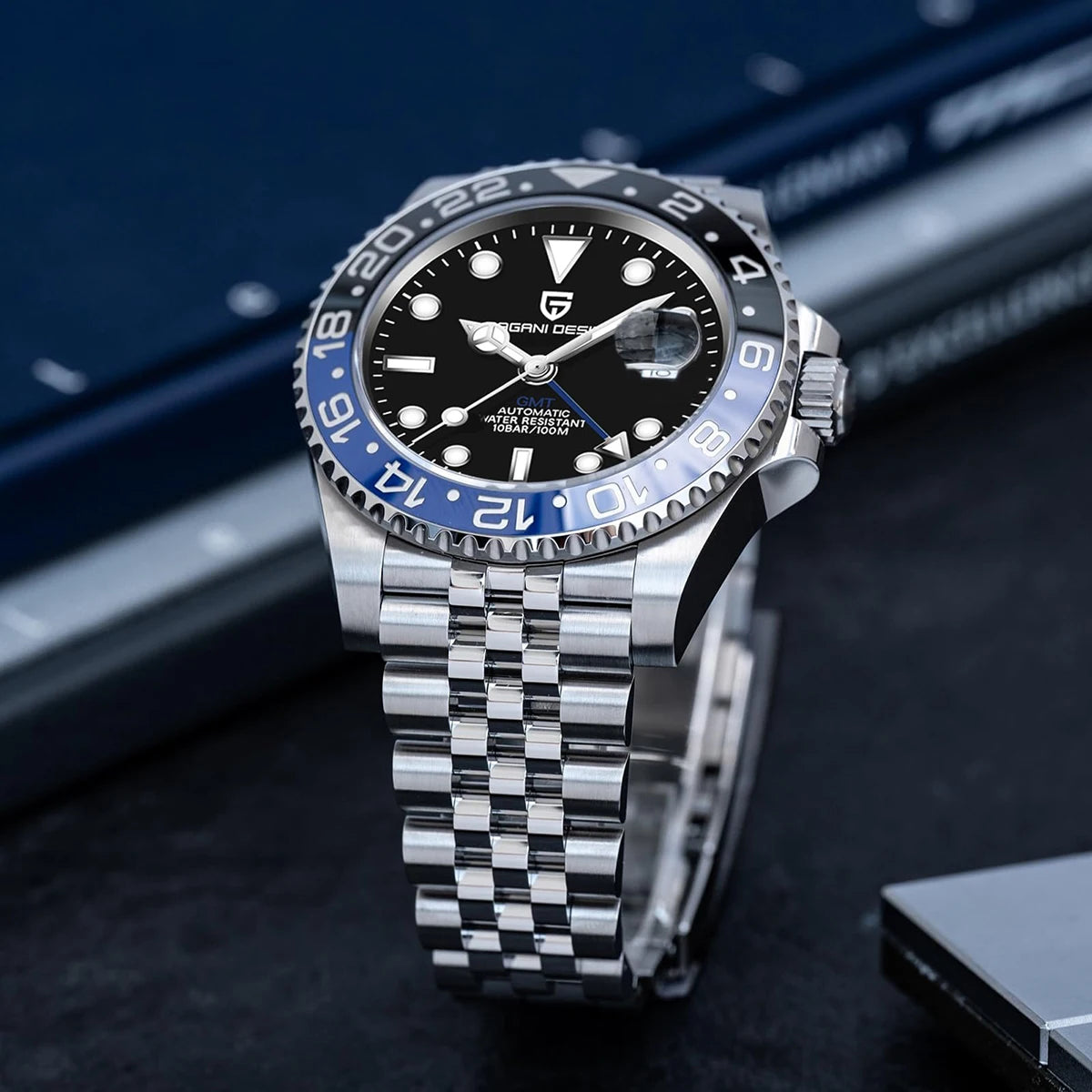 2026 New PAGANI DESIGN Men Mechanical Watch Top Sapphire Glass GMT Watches for Men 100M Waterproof Man Automatic Wristwatch