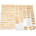 Children's Wood Unit Block Sets- Advanced Set 85 Blocks