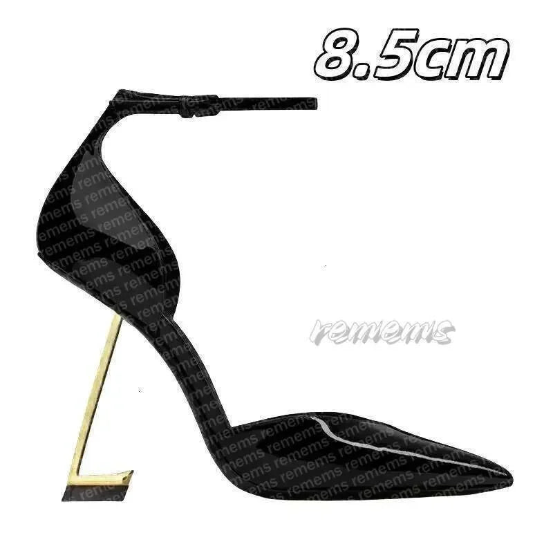 Designers' high heels, women's fishmouth, thin slippers, letters and empty high-heeled sandals, pointed shoes. size 35-41 000
