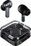 Wireless Earbuds with 45dB Hybrid ANC, Hi-Res Sound, 12mm Bass Boost, Dual Connect for iPhone Android