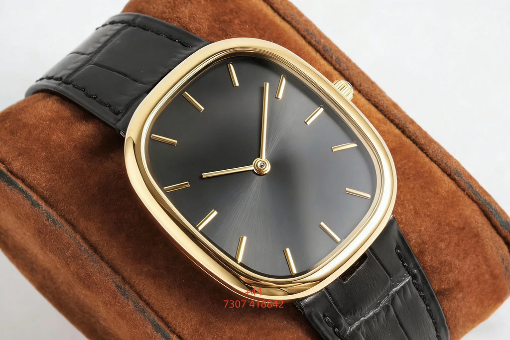 Customized luxury women's watch, 35-40mm diameter, imported calfskin strap, 9015 automatic winding movement
