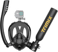 TRIMIX US 24H Shipping Mini Scuba Lung Tank 0.5L With Snorkeling Mask Support Up to 10 Minutes Underwater Breathe 5 Meter Depth