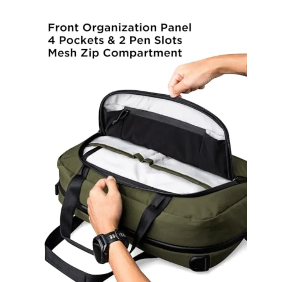 Bravo Brief - 16 Inch Laptop Briefcase Business Shoulder Bag with Weatherproof Messenger Bag for Men Work Travel