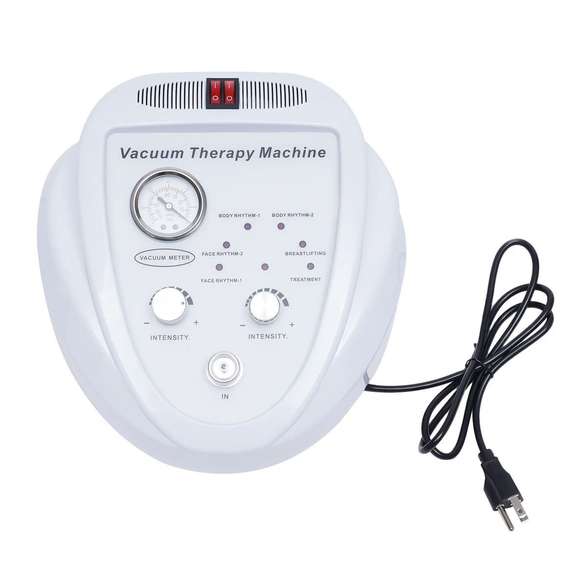 6 Mode Adjustable Suction Vacuum Machine with 24 Cups & 3 Grease Massage Heads,Professional Acupoint Cupping Body Shaping Device