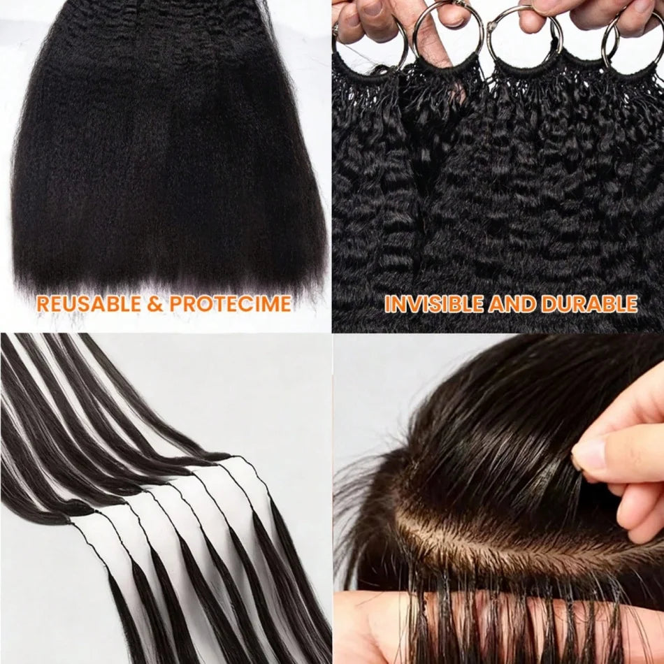 Burmese Curly Crochet Human Hair Feather Knotless Pre-Separated Crochet Hair Extensions Full Head Brazilian Hair For Black Women