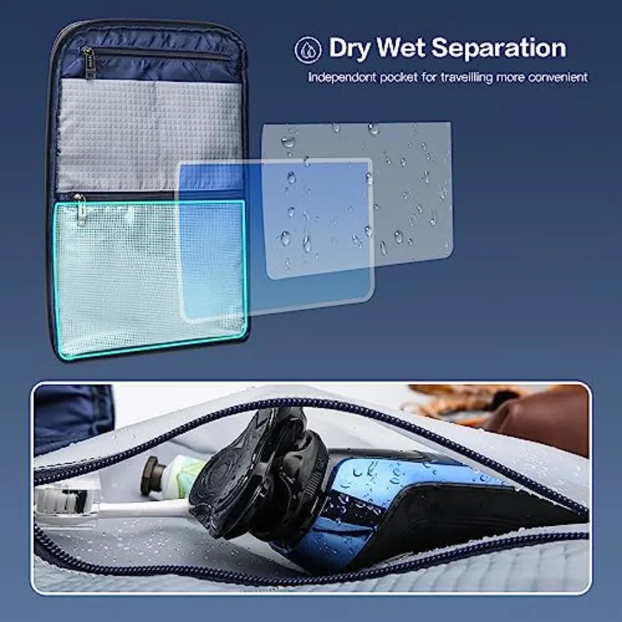 Executive Multi-Function Travel Friendly Backpack for Men 15.6 inch Laptop Business Anti Theft Computer Rucksack Water Resistan