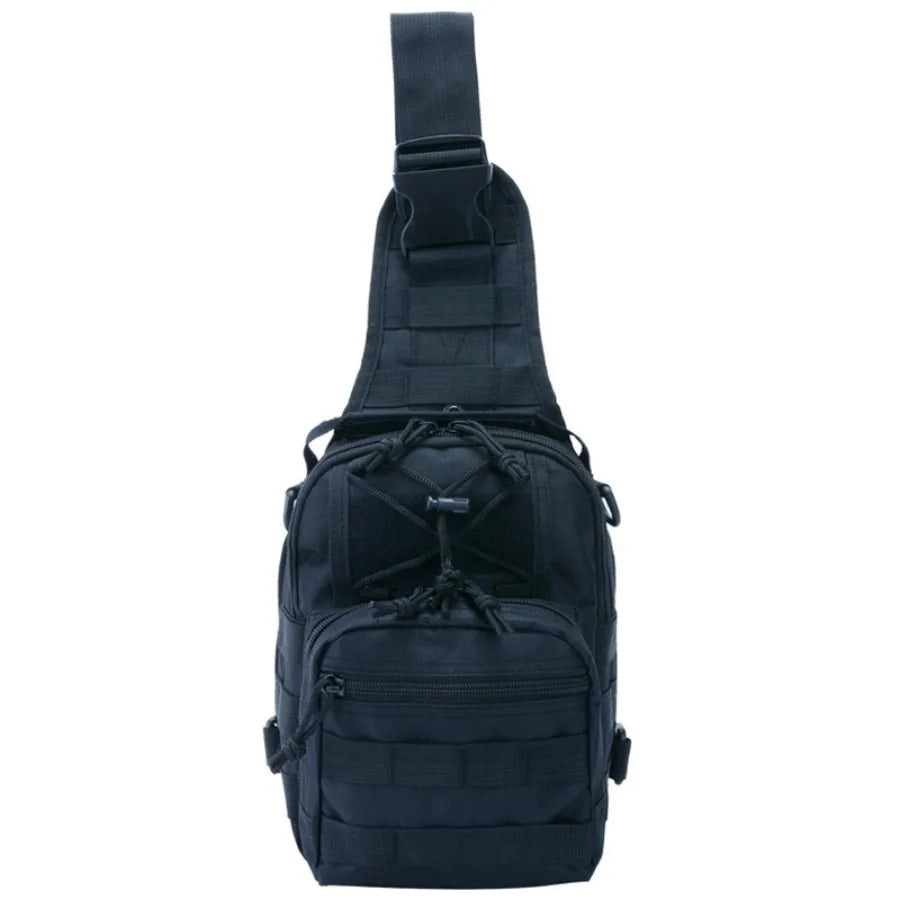 【New style】Outdoor lightweight hiking bag multi-functional single-shoulder -body riding fitness sports chest bag military fan t