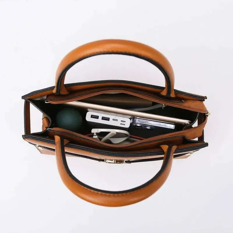 PU Leather Casual Crossbody Bags For Women Ladies Luxury Designer Tote Handbag Female Large Capacity Travel Shoulder Bag Sac