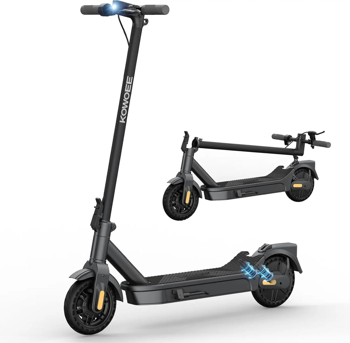 500W Electric Scooter 8.5 Inch 20 Mile Max Range Foldable E-scooter with Double Suspension APP Control Adult Electric Scooter